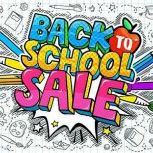 Back to school sale!!